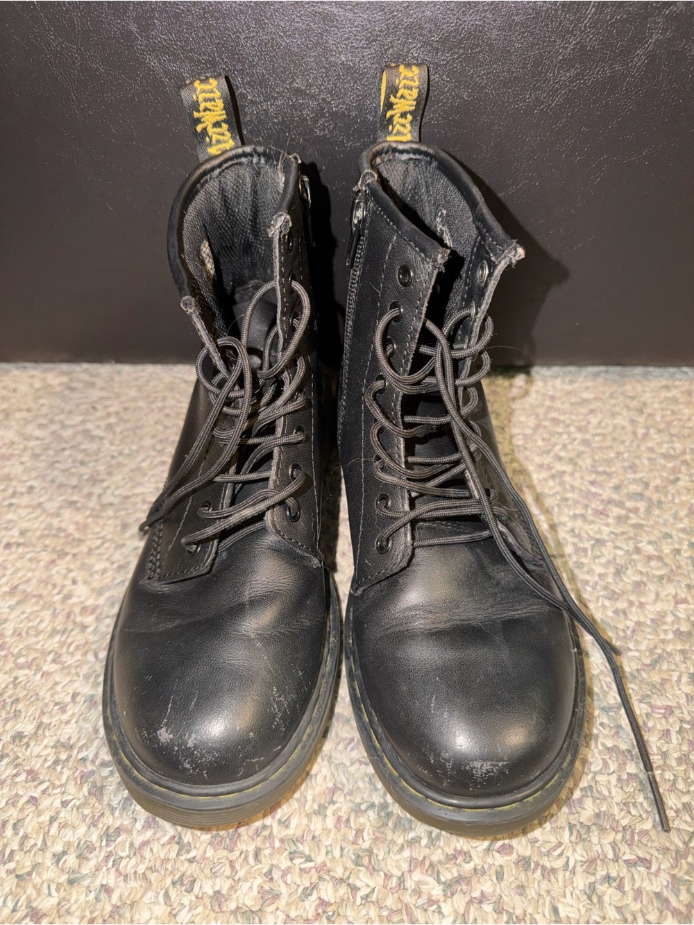 Dr. Martens Black Combat Boots